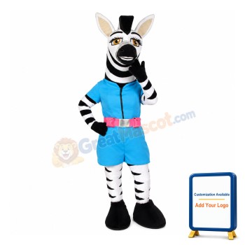 Beautiful Zebra Mascot Costume