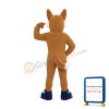 Happy Coyote Mascot Costume