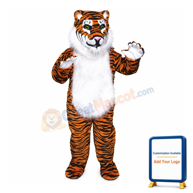 Realistic Tiger Mascot Costume