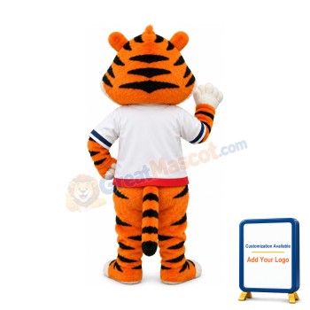 School Happy Tiger Mascot Costume