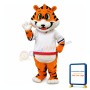 School Happy Tiger Mascot Costume