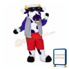 Cool Cow Mascot Costume