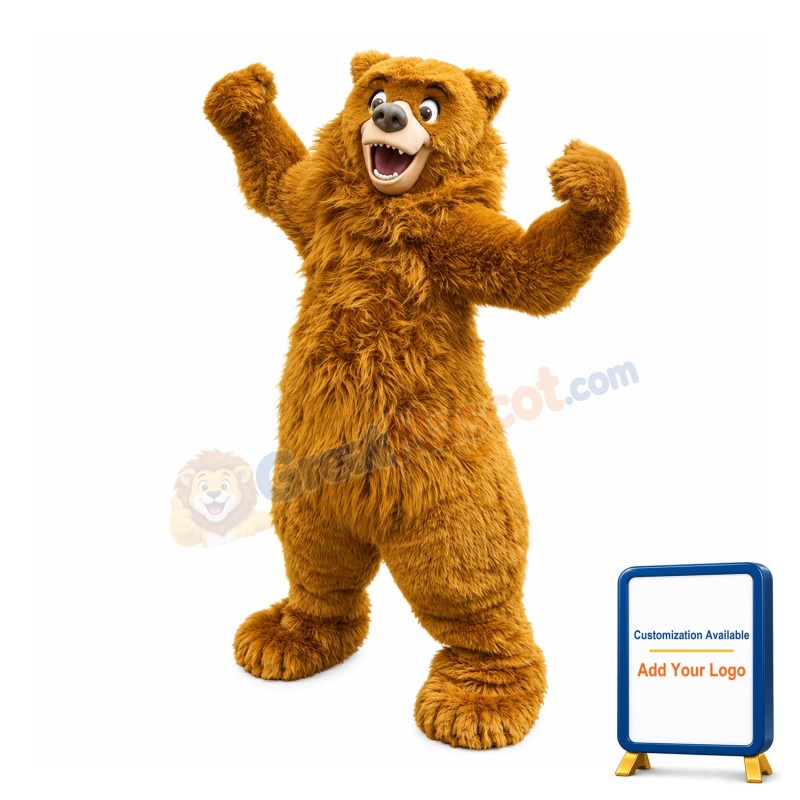 Happy Bear Mascot Costume