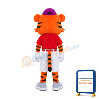 Golf Boy Tiger Mascot Costume