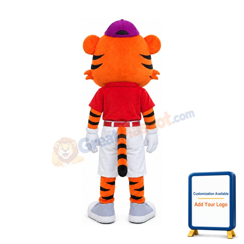 Golf Boy Tiger Mascot Costume