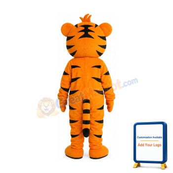 Cartoon Boy Tiger Mascot Costume