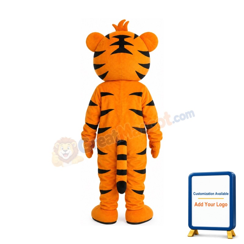Cartoon Boy Tiger Mascot Costume