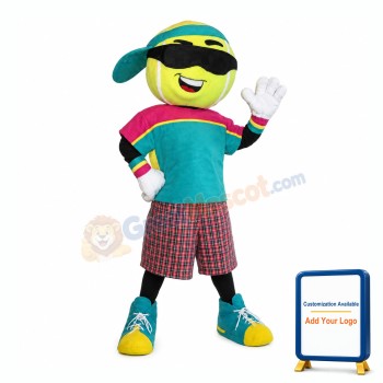 Sport Tennis Ball Mascot Costume