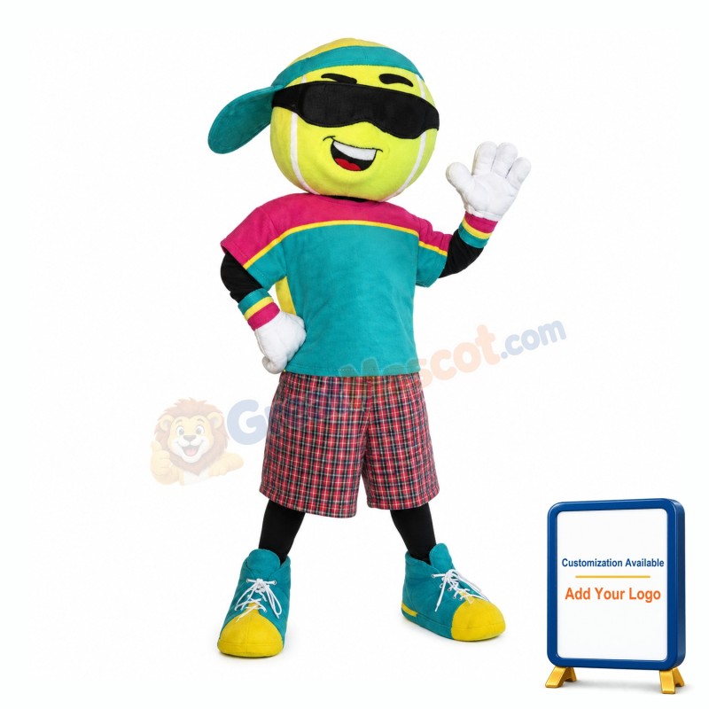 Sport Tennis Ball Mascot Costume