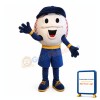 Happy Baseball Mascot Costume