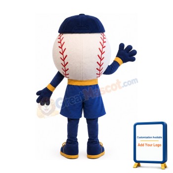 Happy Baseball Mascot Costume