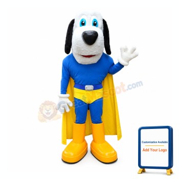 Super Power Dog Mascot Costume