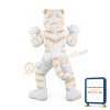 Super Cute White Tiger Mascot Costume