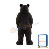 Realistic Black Bear Mascot Costume