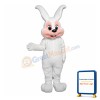 All White Easter Bunny Mascot Costume