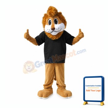 Sporty Lion Mascot Costume