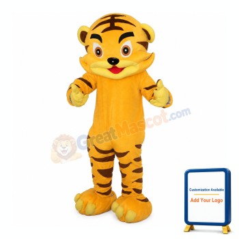 Boy Tiger Mascot Costume