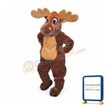 Super Cute Moose Mascot Costume
