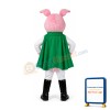 Super Power Pig Mascot Costume