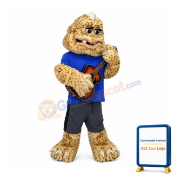 Yellow Monster Mascot Costume