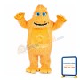 Super Cute Yellow Monster Mascot Costume