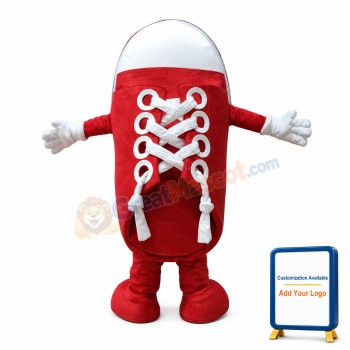 Red Shoes Mascot Costume