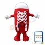 Red Shoes Mascot Costume