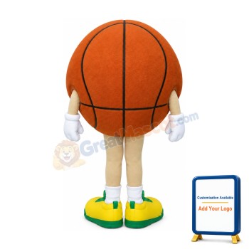 Happy Basketball Mascot Costume