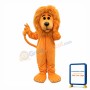 Orange Lion Mascot Costume
