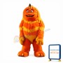 Orange Monster Mascot Costume