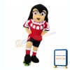 Football Girl Mascot Costume