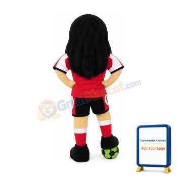 Football Girl Mascot Costume