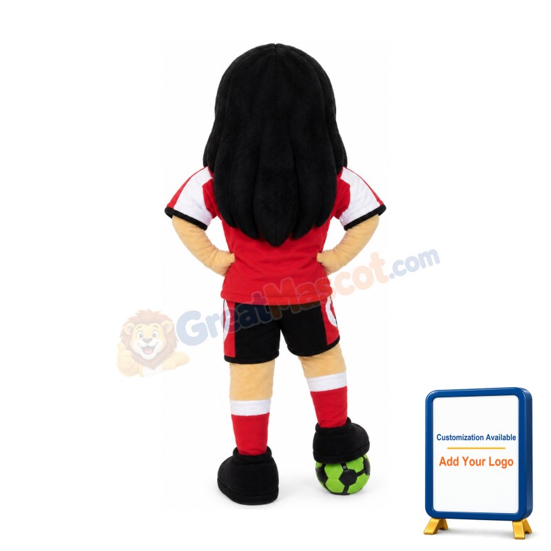 Football Girl Mascot Costume