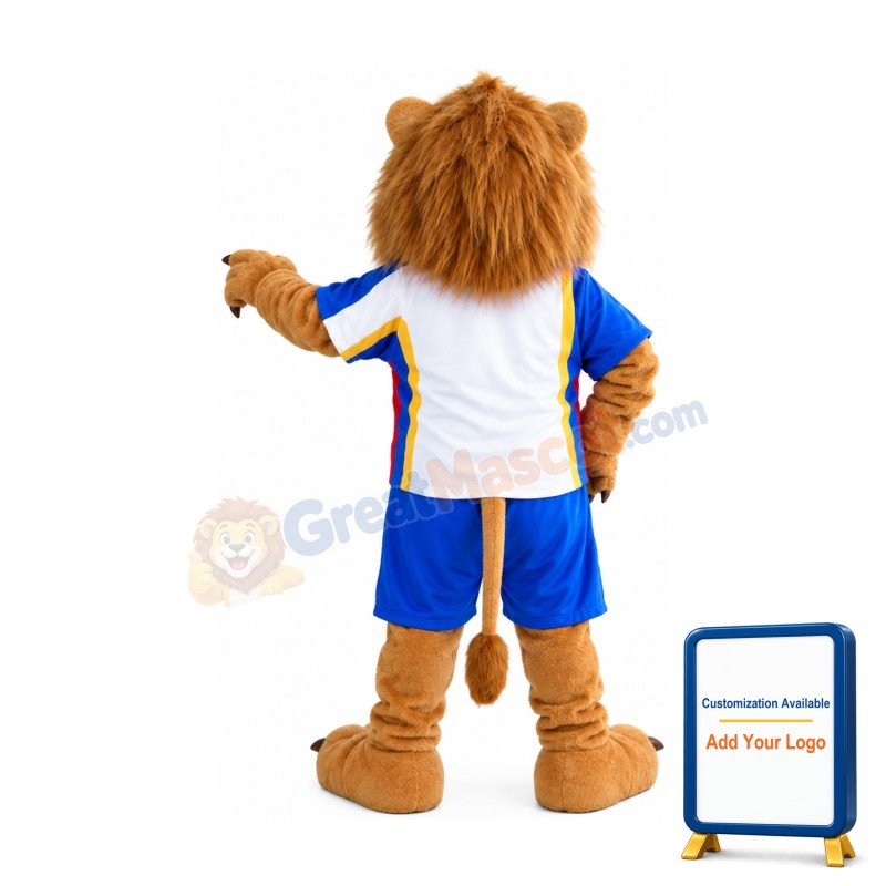 Sport School Lion Mascot Costume