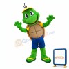 Little Green Turtle Mascot Costume
