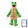 Green & Beige Turtle Mascot Costume
