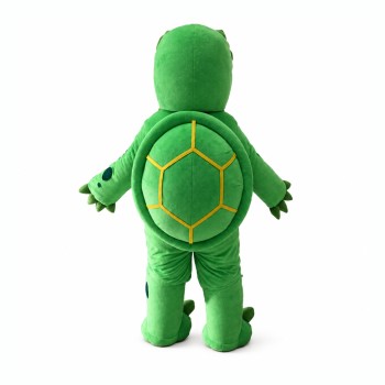 Green & Beige Turtle Mascot Costume
