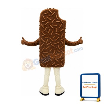 Giant Chocolate Ice Cream Mascot Costume
