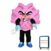 Pink Waffle Mascot Costume
