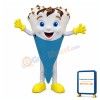 Happy Lightweight Ice Cream Mascot Costume