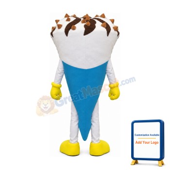 Happy Lightweight Ice Cream Mascot Costume