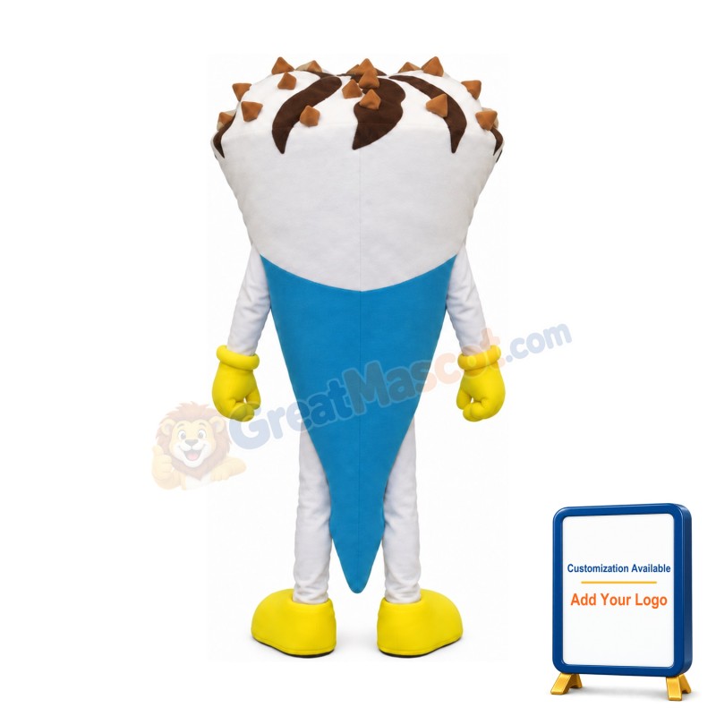 Happy Lightweight Ice Cream Mascot Costume