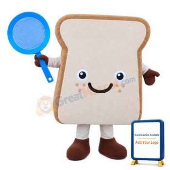Happy Bread Mascot Costume