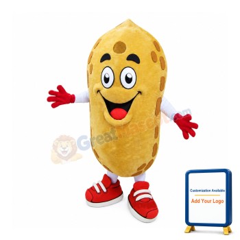 Happy Peanut Mascot Costume