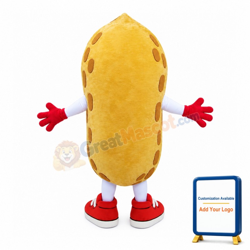 Happy Peanut Mascot Costume