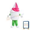 Vanilla Strawberry Ice Cream Mascot Costume