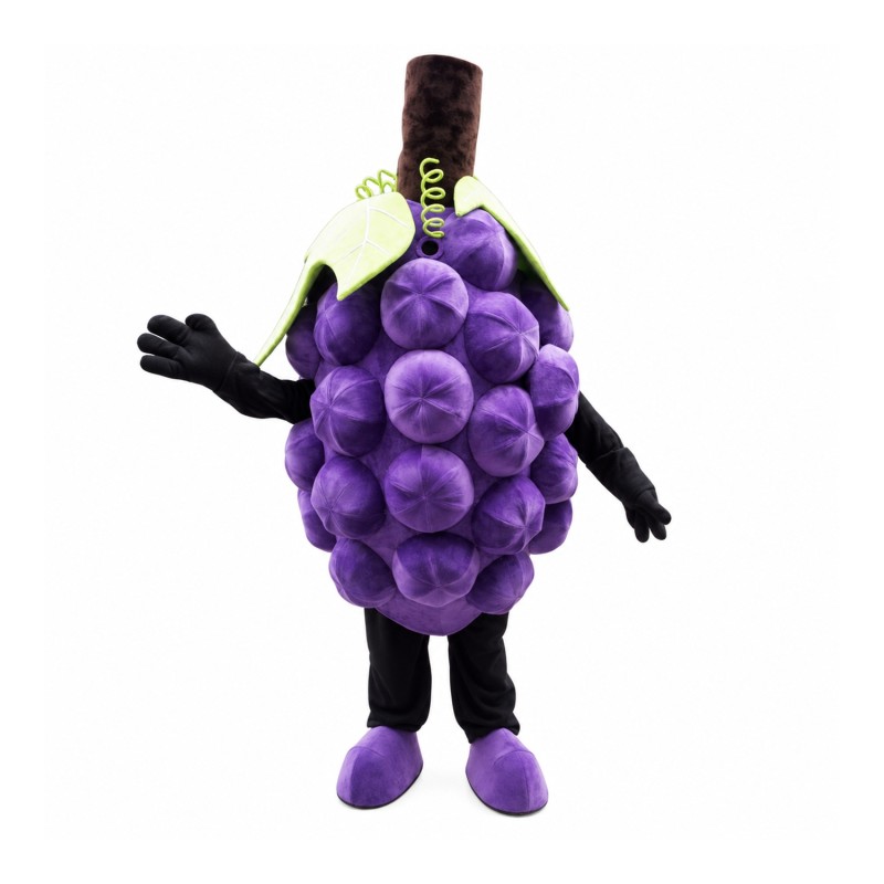 Grape Mascot Costume