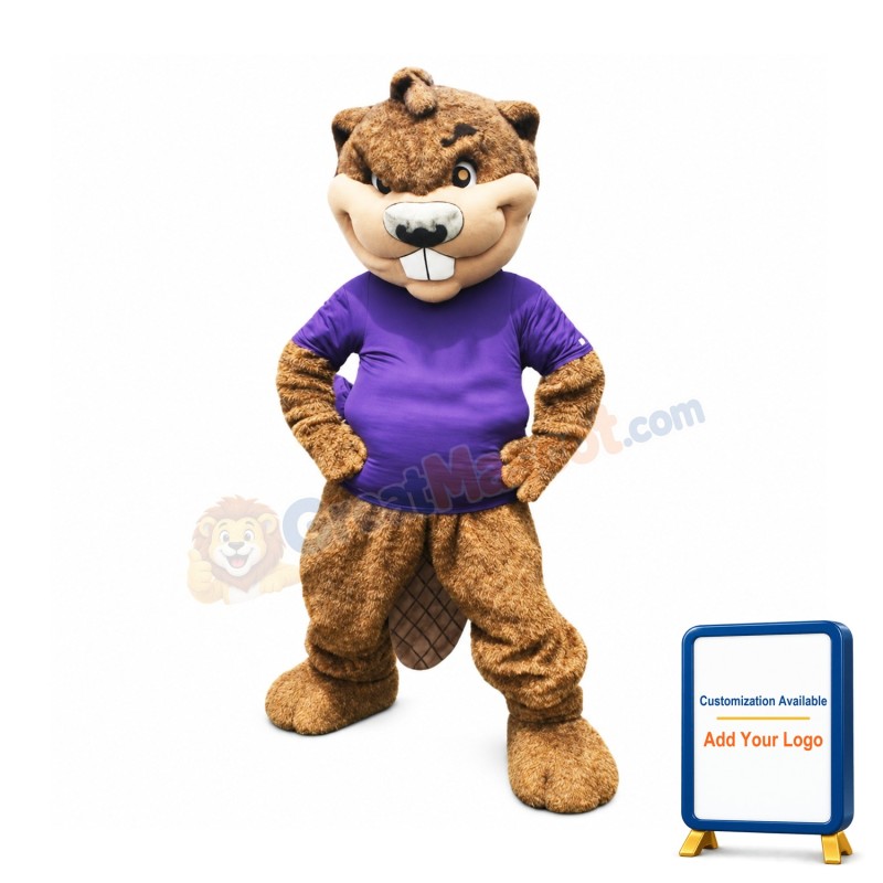 Sport College Beaver Mascot Costume