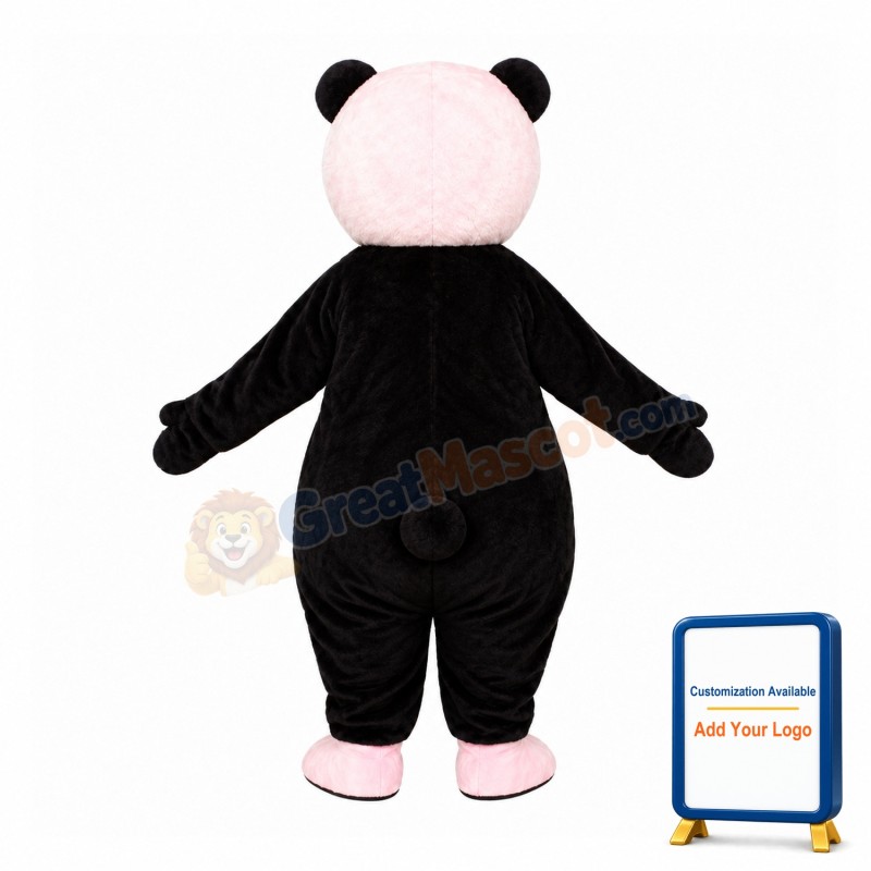 Lovely Pink Panda Mascot Costume