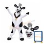 Black & White Cow Mascot Costume